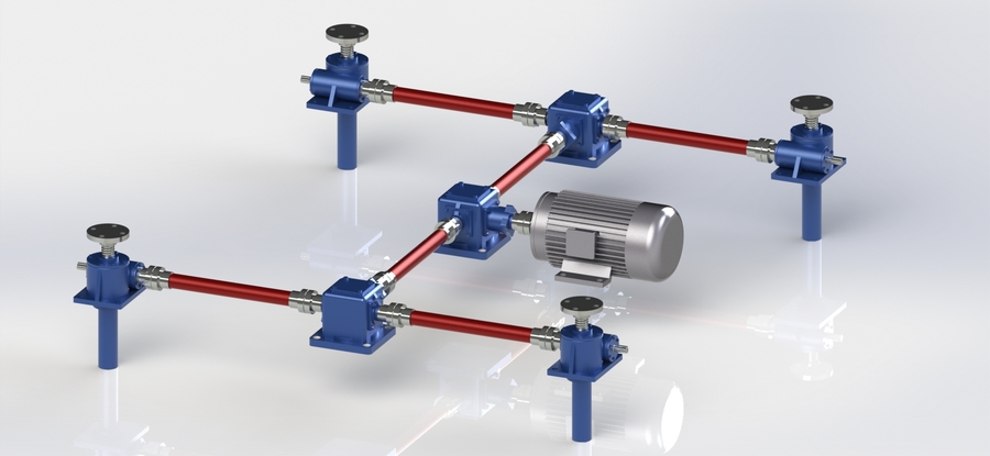 H型4臺(tái)聯(lián)動(dòng)升降平臺(tái) H型4臺(tái)聯(lián)動(dòng)升降平臺(tái)